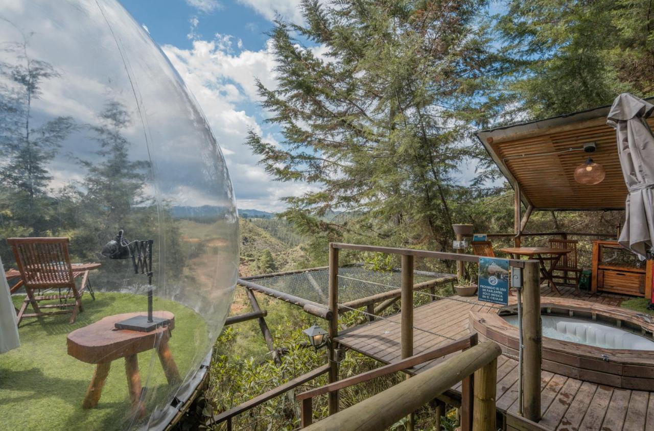 Hotel Bubblesky Glamping 40 Min From Medellin El Retiro  Exterior foto