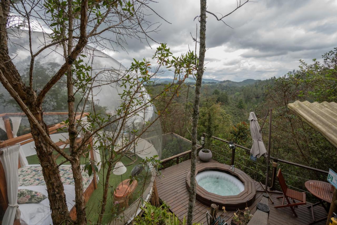 Hotel Bubblesky Glamping 40 Min From Medellin El Retiro  Exterior foto
