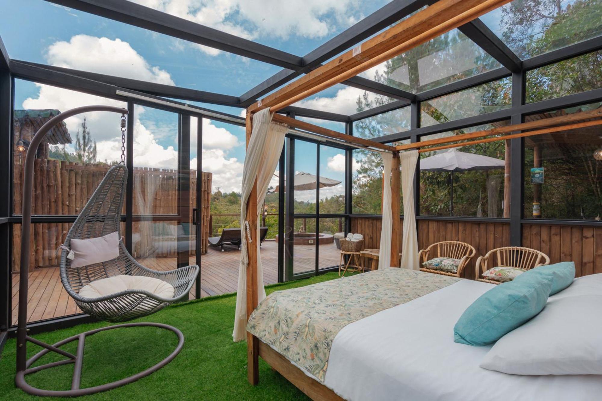 Hotel Bubblesky Glamping 40 Min From Medellin El Retiro  Exterior foto